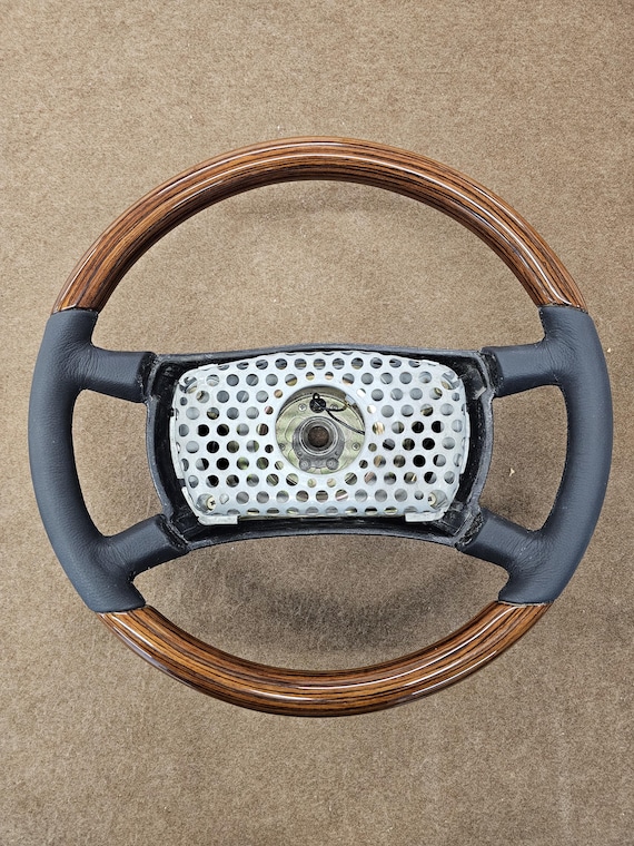Mercedes Wood Steering Wheel Zebrano Fits W123 C123 W201 W124 R107