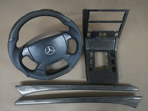 メルセデスベンツ R129 カーボントリムセット SL 96-02 ステアリング