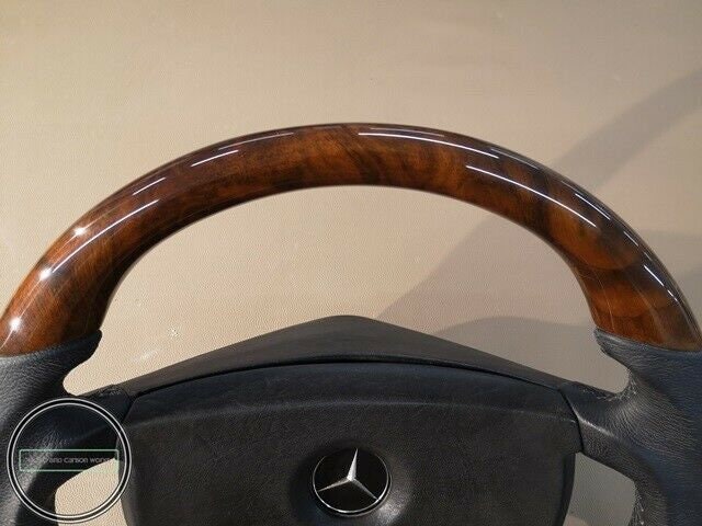 メルセデスベンツ ウッドステアリングホイール R107 W123 W124 W126