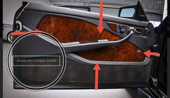 M.ベンツ126.SEC-AMG部品販売 Mercedes W126 Sec Amg Door Card Trim Set Burlwood Wood Trim Set - Etsy