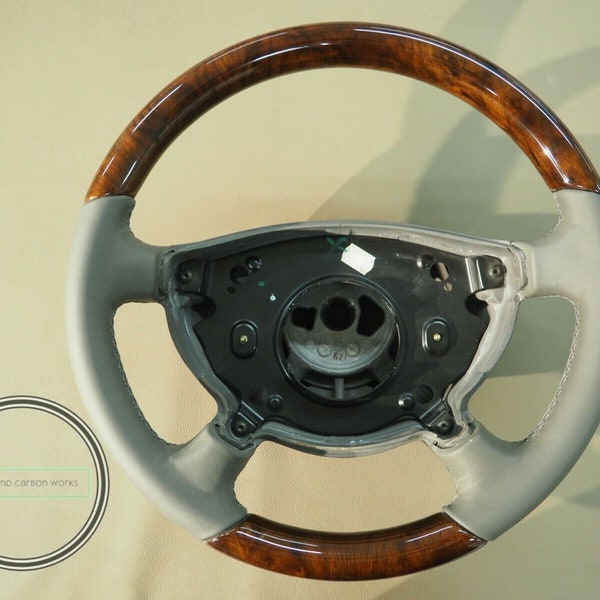 Mercedes wood steering wheel for w211 for burlwood