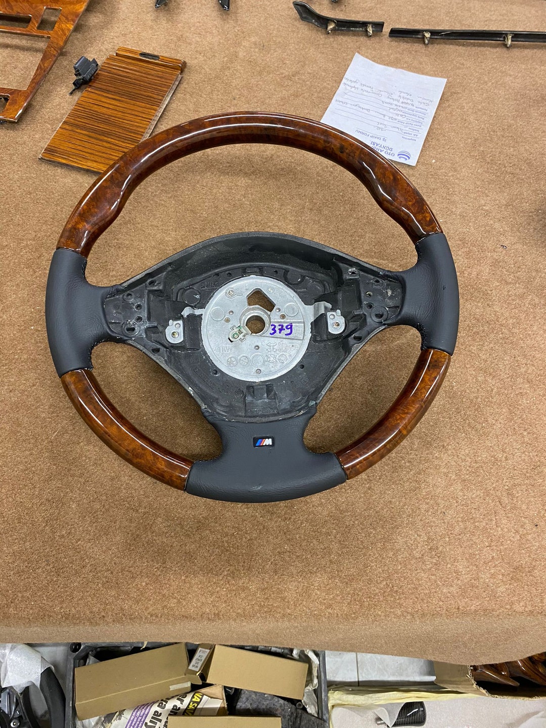 Bmw M Steering Wheel Wood for Z3 E36 E39 E38 Burlwood Bmw M Steering Wheel Wood for Z3 E36 E39 E38 Burlwood