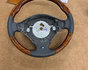 Bmw m steering wheel wood for z3 e36 e39 e38 burlwood steering wheel