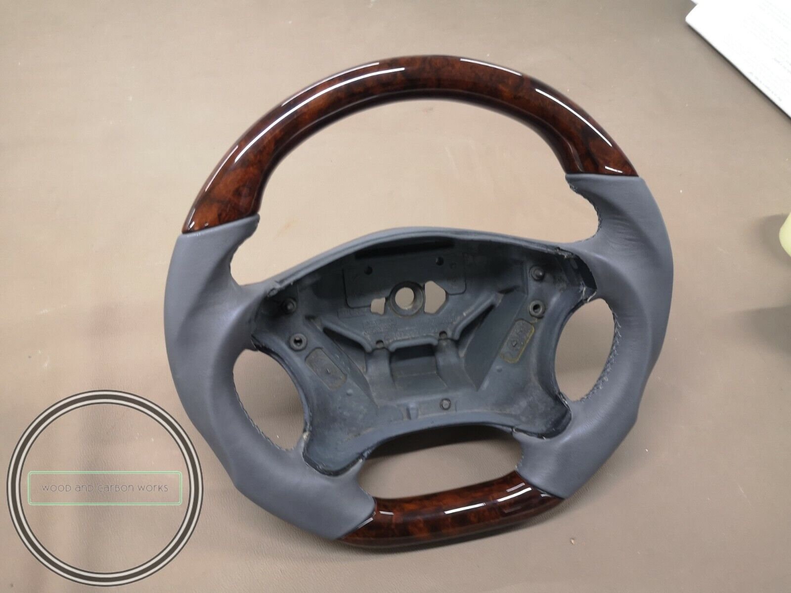 Couvre-Volant Mercedes-Benz C-Klasse W202 W203 W204 W205 W206 - Simili Cuir Respirant Antidérapant 38cm Bleu