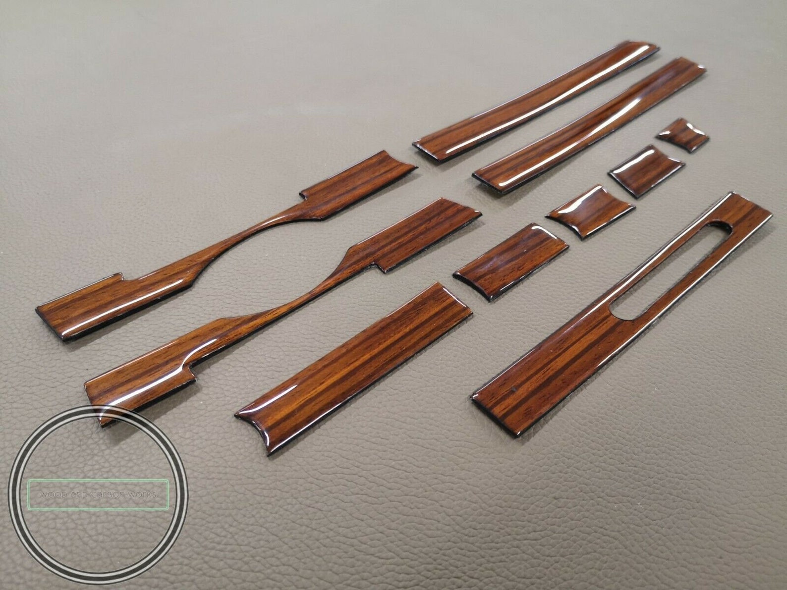 Mercedes R107 Wood Trim Set Zebrano Dashboard Set Trim R107 Etsy