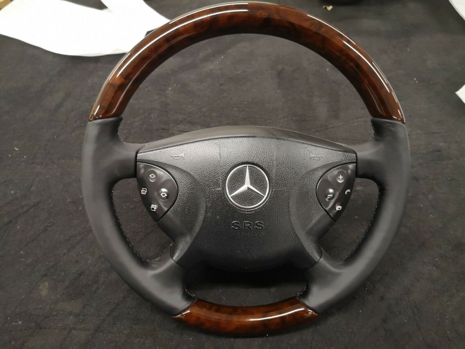 Mercedes W211 Wood Steering Wheel E320 E500 Burled Walnut Etsy