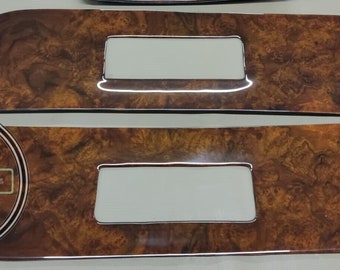 Wood door cards for saab 900 87 88 89 90 91 92 93 burled walnut