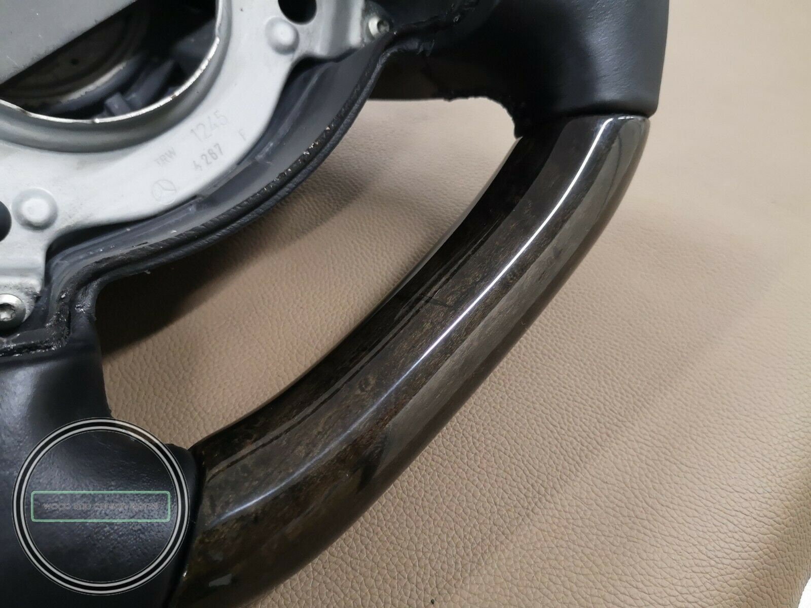 Mercedes-benz E-class Avangart W211 E320 E500 Wood Steering Wheel Amg Custom  