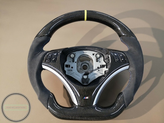 Buy Bmw E90 Steering Wheel Carbon Fits E91 E92 E93 M3 Style M