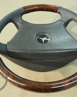 メルセデス　ベンツ　w123 w124 w126 ウッド　35cm ナルディ Mercedes Sportline R107 W201 W123 W124 W126 Wood Steering Burled