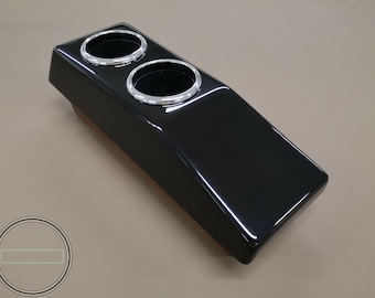 Mercedes w124 cup holder piano black similar w124 cassette box