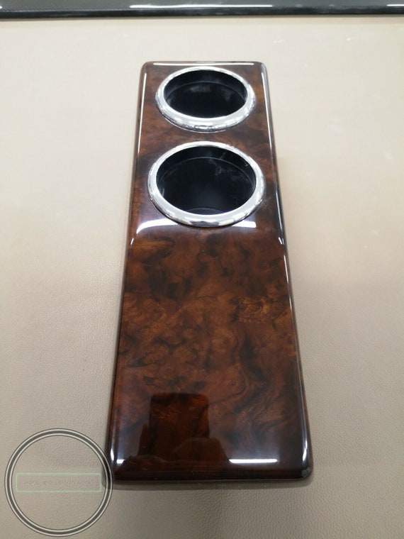 Mercedes W124 Cup Holder Burled Walnut Similar W124 Cassette Box