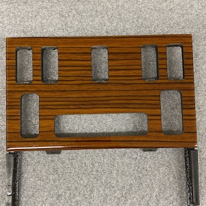 Mercedes w126 climate wood zebrano climate panel repro.