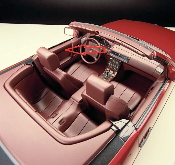Tableau De Bord Complet Mercedes R129 500 SL - Ref. A1296800087 De 06.1993, Pièce D'occasion Originale