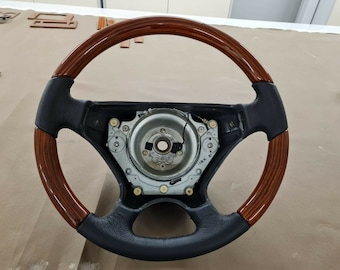 メルセデス W124 スポーツライン ウッドステアリングホイール ゼブラノ