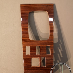 Mercedes w123 mittelkonsole schaltblende zebrano w123 holzblende