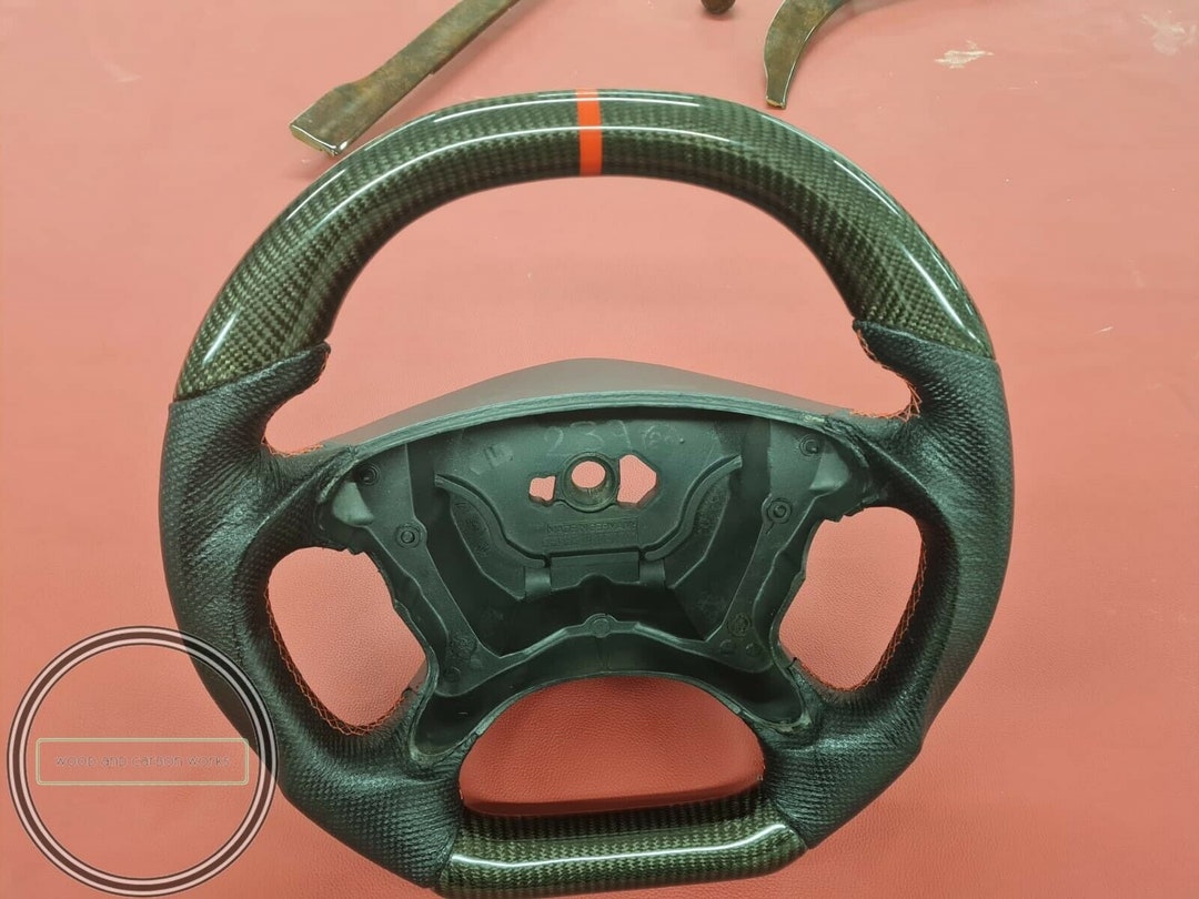 Mercedes W203 Steering Wheel Mercedes Benz Carbon Etsy