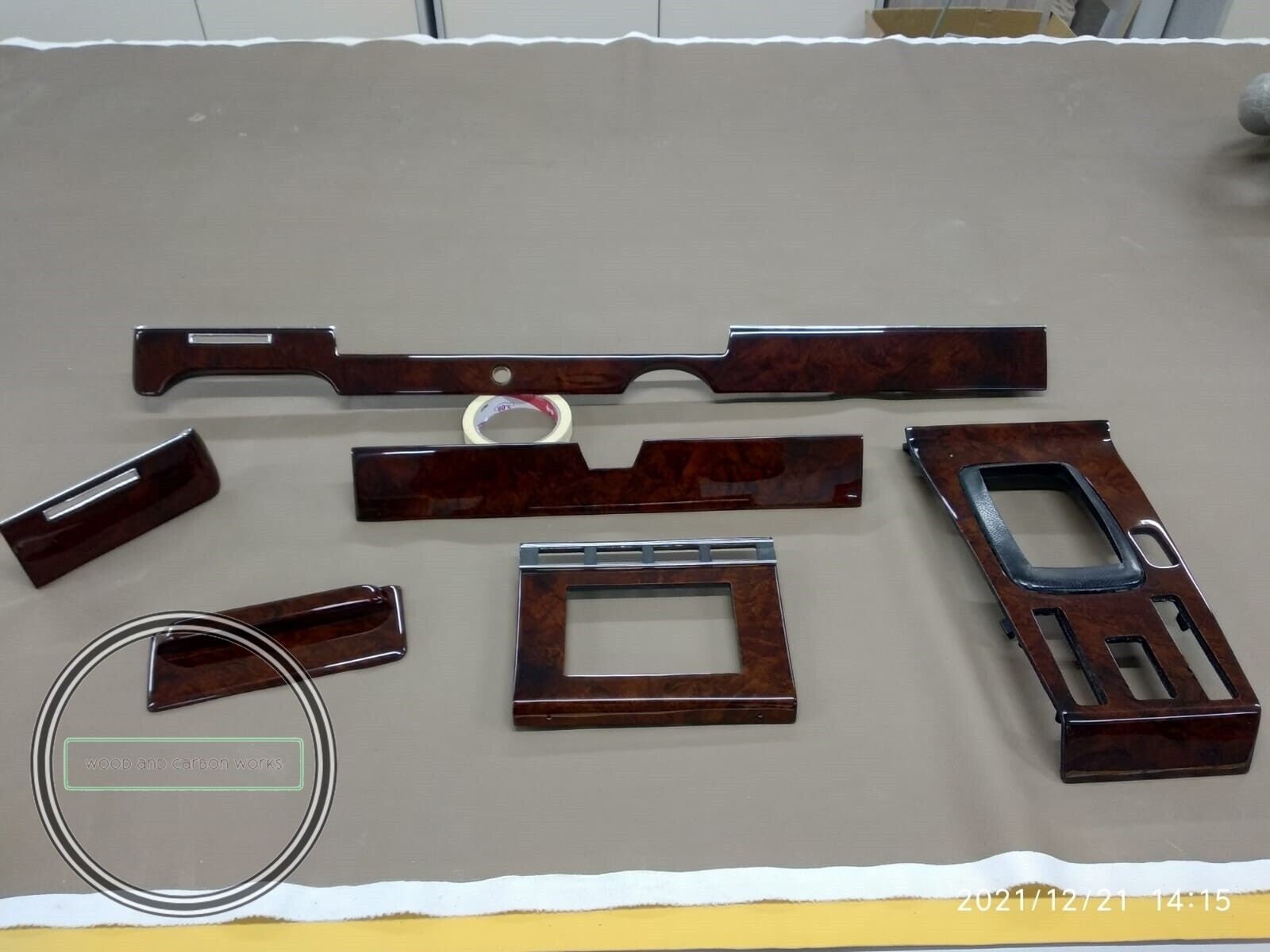 Mercedes SL W113 Pagode Wurzelholz Holzsatz 4 Teilig Wood Kit Holz 113