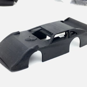 T-Jet Resin Printed Dirt Late Model Body (64th Scale) NO CHASSIS Included