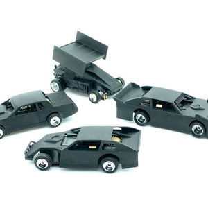 T-Jet Resin 4 Car Dirt Racing Bodies (1/64th Scale) NO CHASSIS Included