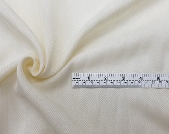 Fabric Silk Spun Twill Natural Colour -by half yard-