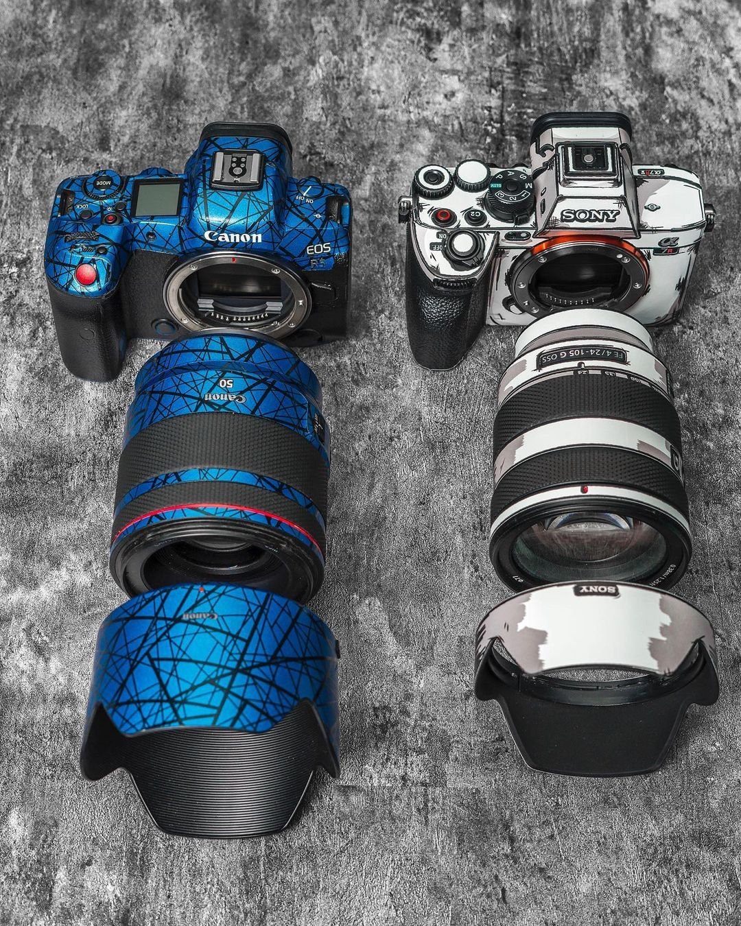 Sketch Art Design Skins for Cameras Sale High Premium Vinyl Skin Wrap