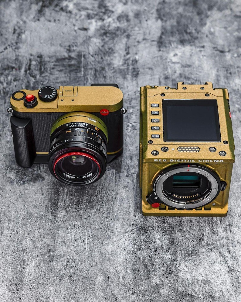 Customized Camera Lens Skin Wraps RED DSMC 2 Epic Weapons Scarlet ...