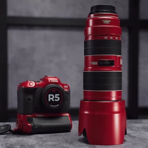 CANON EF 70-200mm, 70-300mm, 100-400mm, 200mm Lenses Camera Lens Skins Customized Canon Lens Skin Wraps
