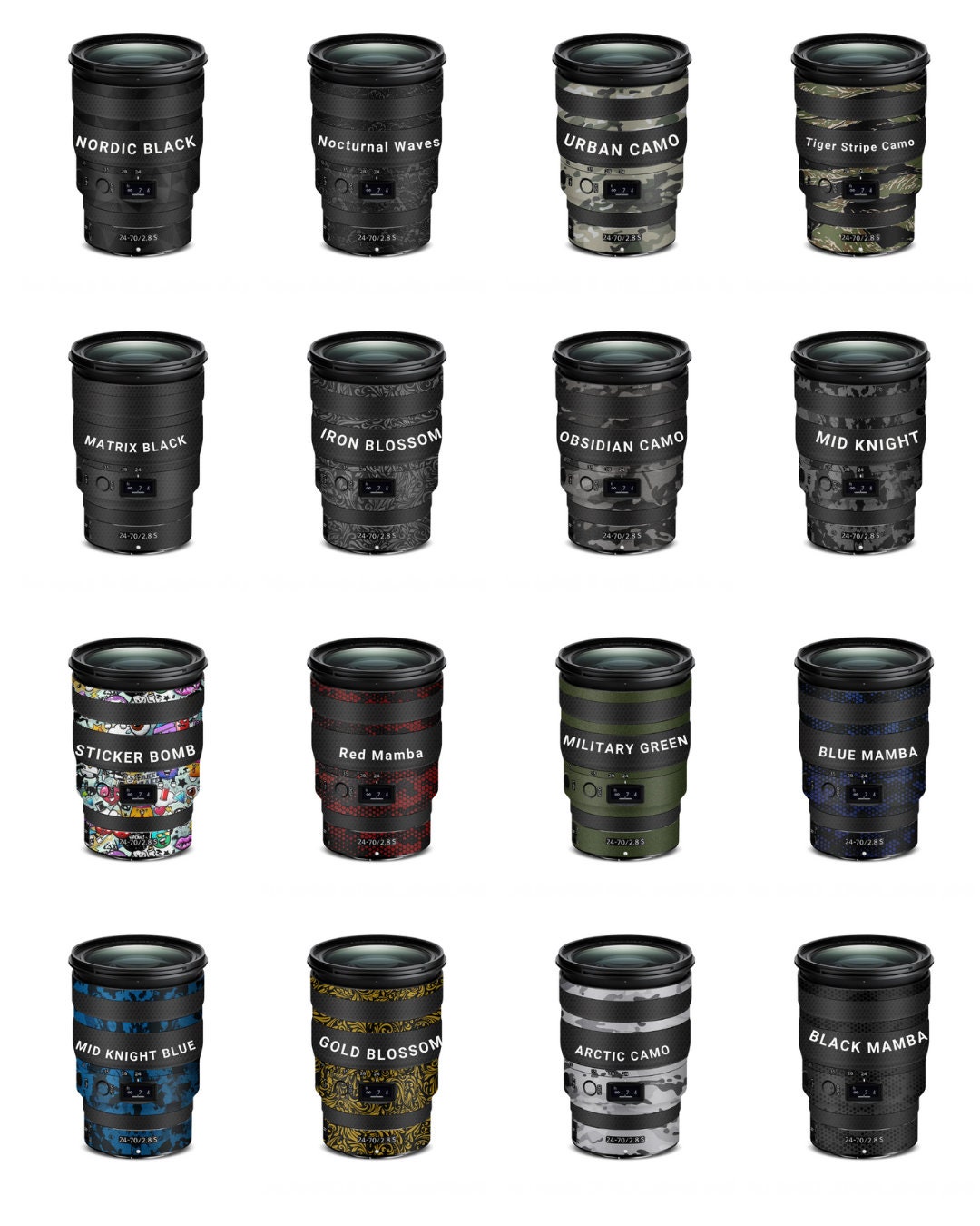 Customized Camera Lens Skin Wraps NIKON Z 50mm F 1.8 S Lens Skin Etsy