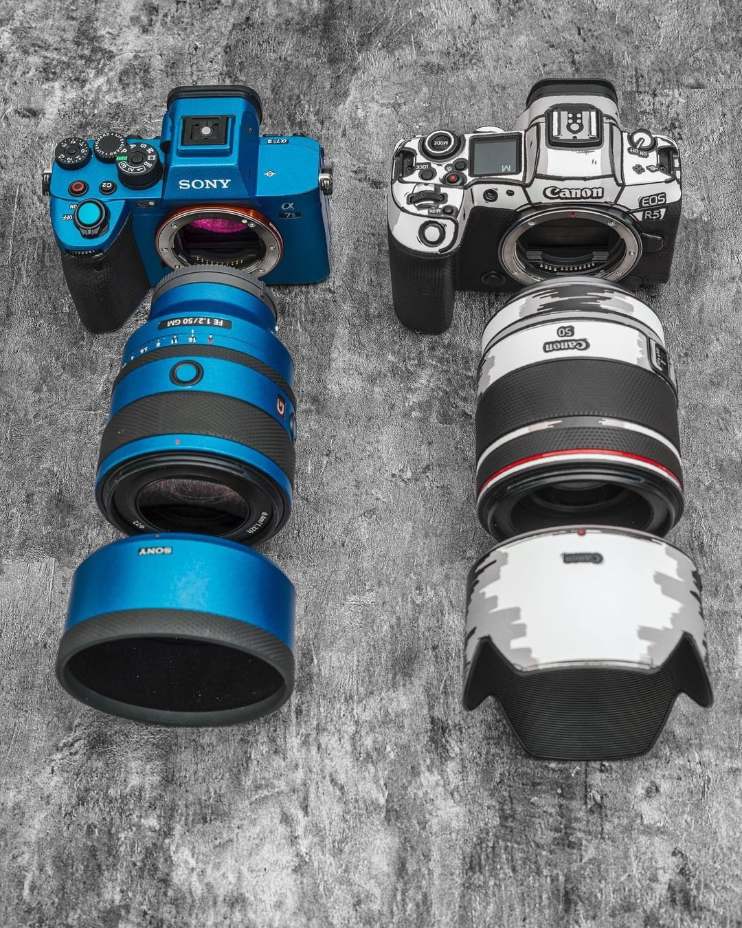 Sketch Art Design Skins for Cameras Sale High Premium Vinyl Skin Wrap