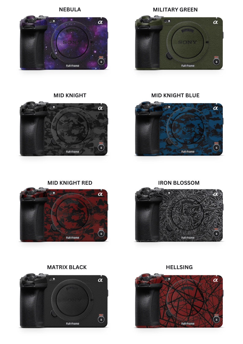 SONY FX3 Camera Skins Customized Camera Lens Skin Wraps - Etsy