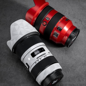 Sony Mount Sigma Camera Lens Skins Customized Sony Lens Protection Skin Wrap