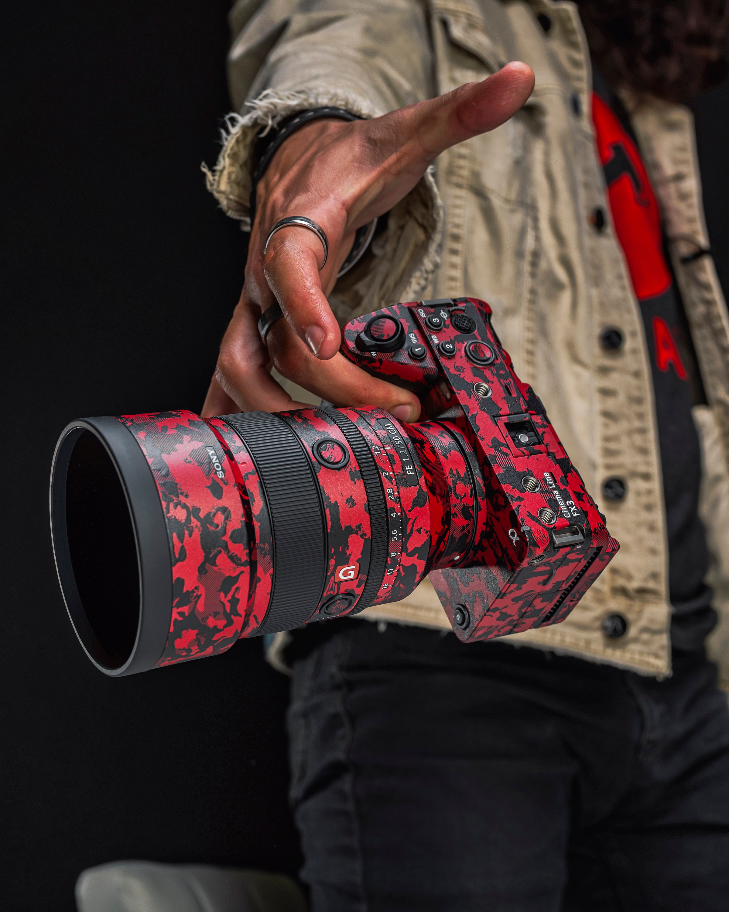SONY FX3 and FX30 Camera Skins Customized Camera Lens Skin Wraps - Etsy