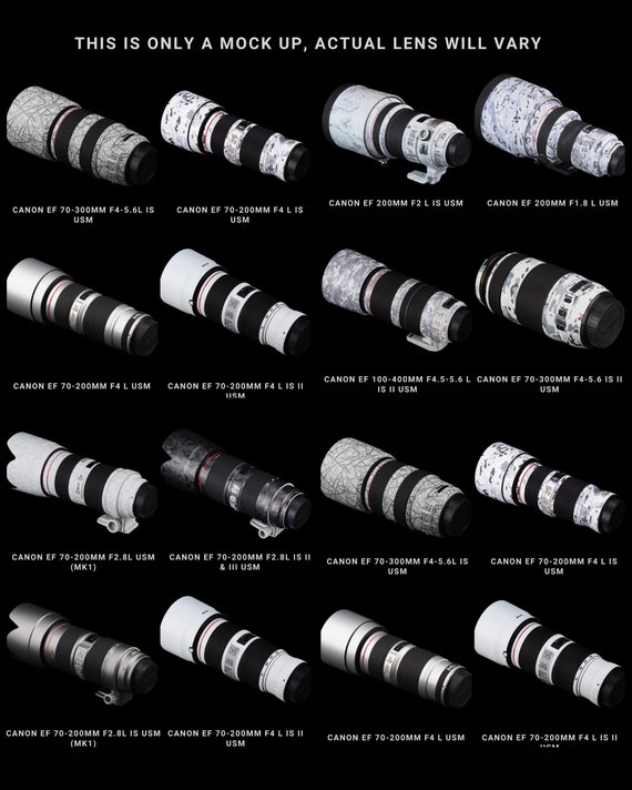 CANON EF 70-200mm, 70-300mm, 100-400mm, 200mm Lenses Camera CANON EF 70-200mm, 70-300mm, 100-400mm, 200mm Lenses Camera