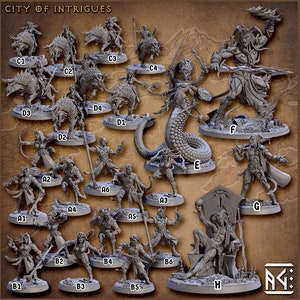 City of Intrigues | Mezzalfiend Demon Miniatures for Dnd and Tabletop | Artisan Guild