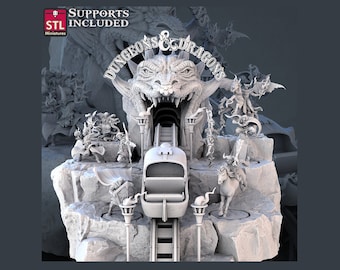 Nostalgic Hero Group | Miniature Bundle for Dungeons and Dragons Cartoon Series | STL Miniatures