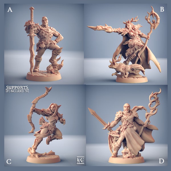 DnD Hero Bundle #2 by Artisan Guild for Dungeons and Dragons, Frostgrave, Pathfinder and other Tabletop Roleplaying Games