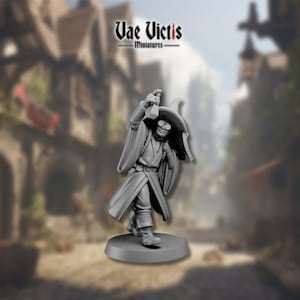 Männlicher Apotheker mit Brille und Trank von Vae Victis | 3D Modell | Tabletop Miniatur | DnD | Alchemist | Trankmischer | Heiler