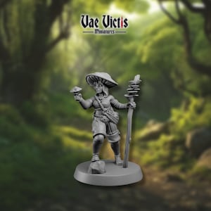 Female Spore Druid with Mushroom Hat | Vae Victis