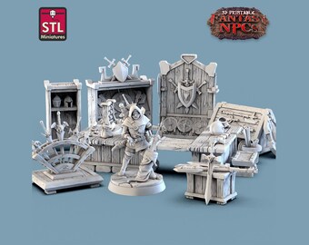 Händler für Waffen für DnD und Fantasy Tabletop | STL Miniatures