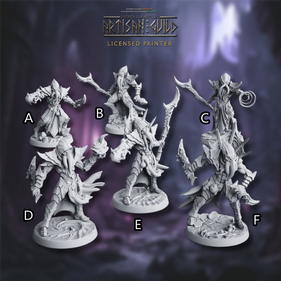 Illithid Mindflayer A – Miniatura Artisan Guild Per Dungeons And Dragons, Fantasy, Non Dipinta - Foto 4