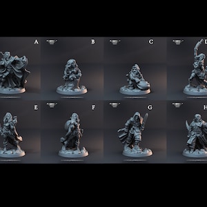 DnD Rogue Miniature Male and Female | Thief and Assassin for Tabletop Roleplaying Games | Arbiter Miniatures