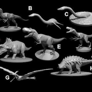 Dinosaur Miniatures for Tabletop | mz4250