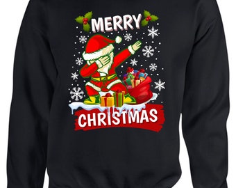 dabbing santa moletom com capuz