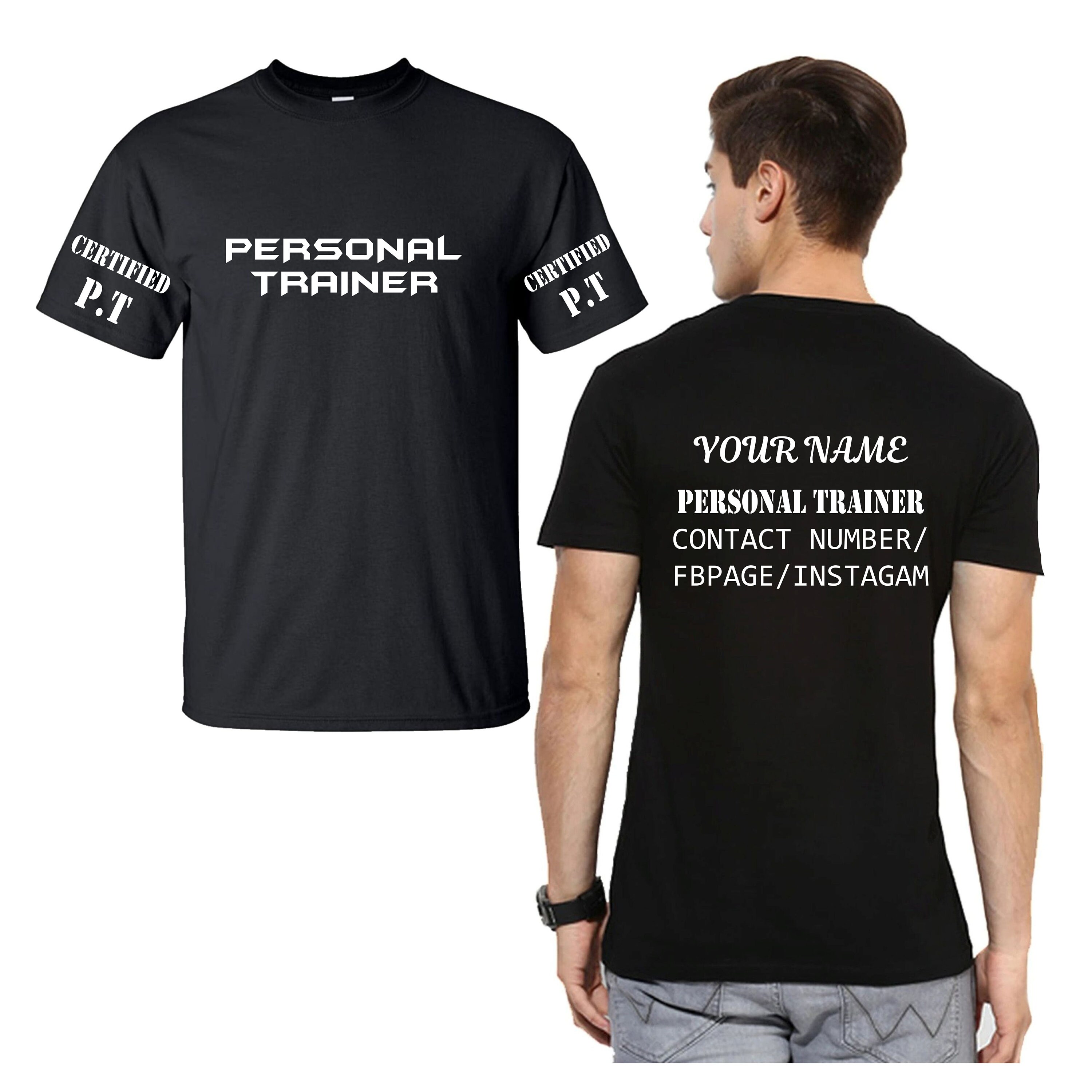 personal trainer t shirt design