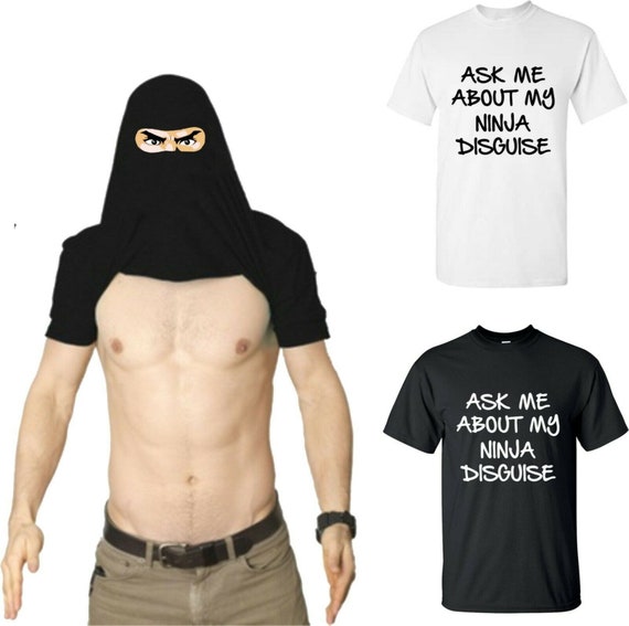 Buy Ask ME About My Ninja Disguise T-shirt Funny Gift Kids Online in India - Etsy
