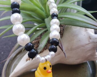Duck and Pearl Fun Bracelet