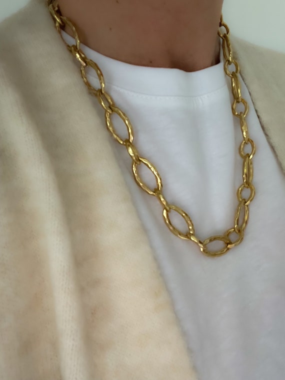 Heart Chunky Chain Necklace, Heart Pendant, Statement Necklace, Gold Chain  Necklace, Silver Chain, Chunky Gold Necklace Chain Choker - Etsy | Chunky  chain necklaces, Chunky gold necklaces, Chains necklace