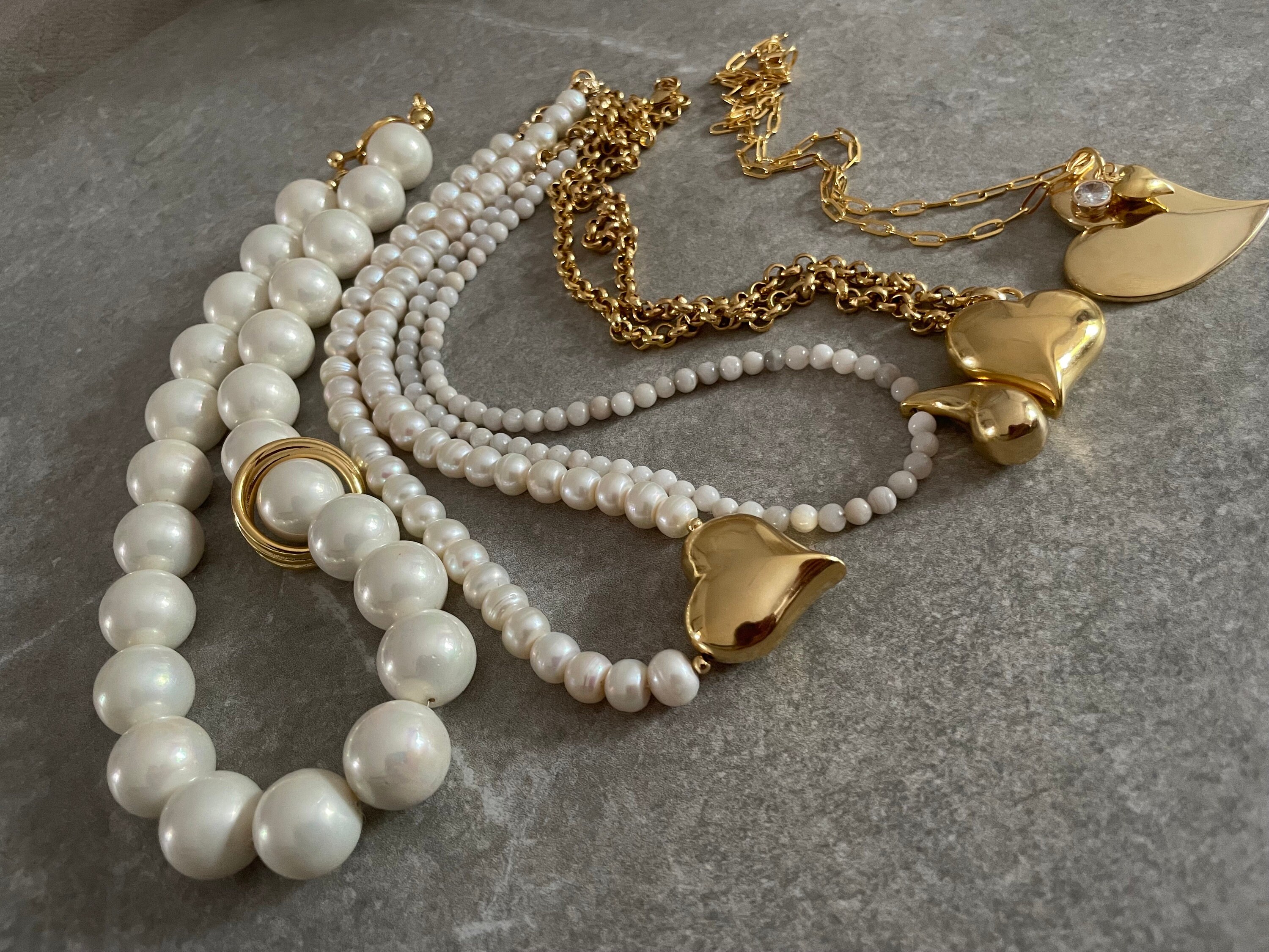 285＊プチプラ BIGパール ゴールドチェーン フェルト ブラック 大人女子 285＊プチプラ BIGパール ゴールドチェーン フェルト ブラック 大人