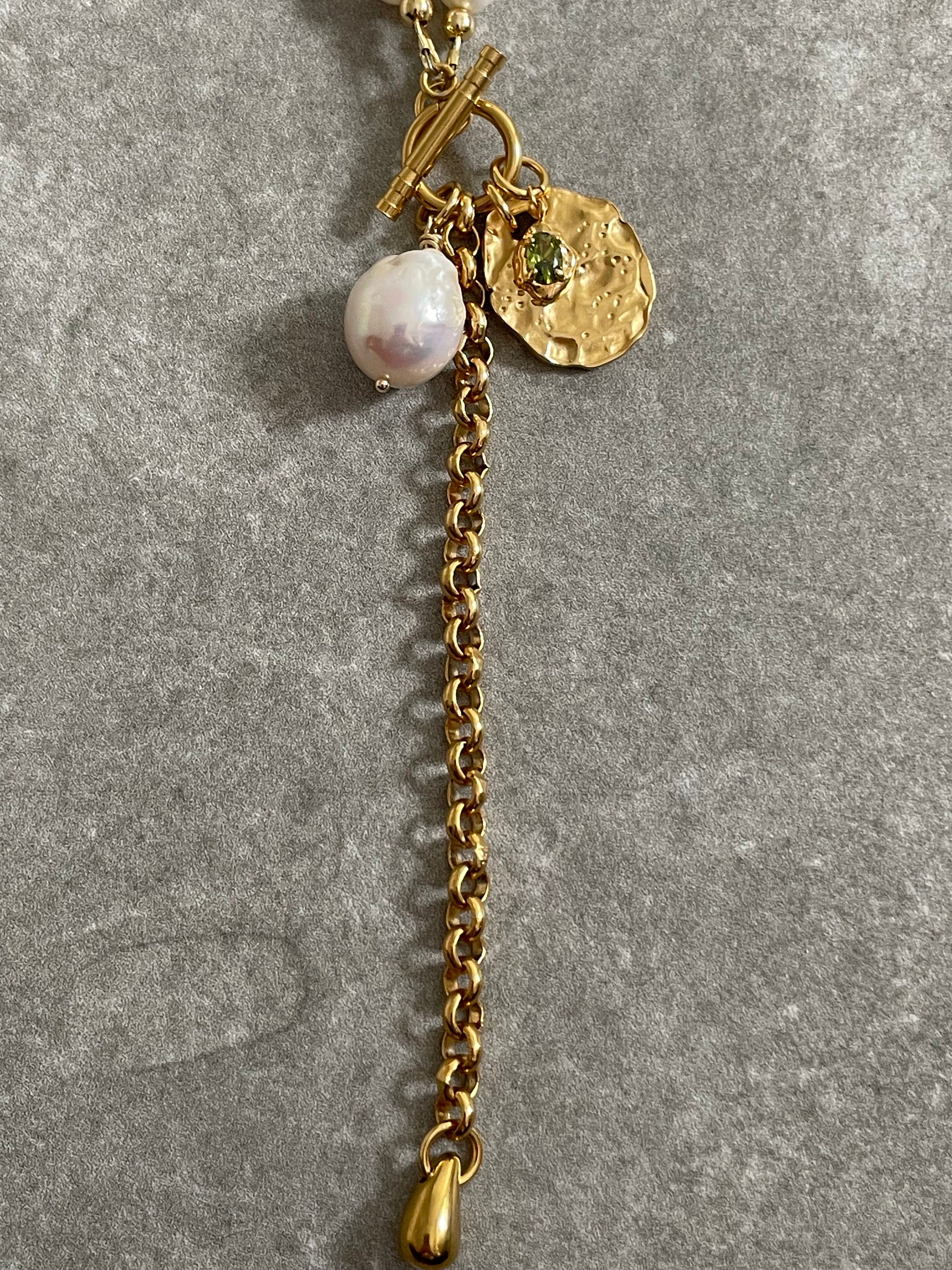 Collana di perle barocche | Painting ad olio Collana perla
